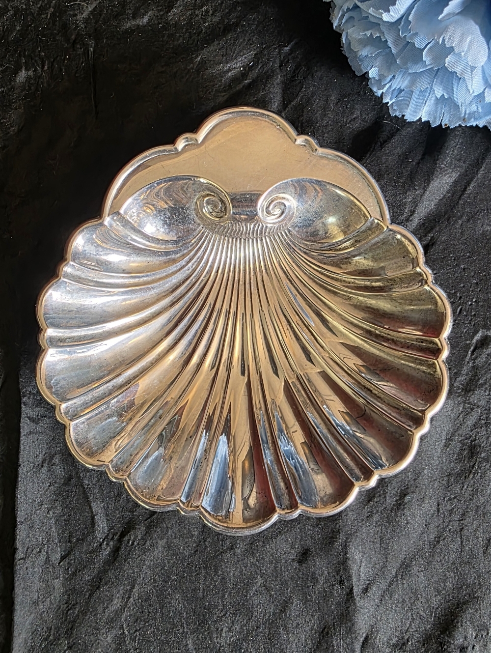Vintage Gorham Sterling Silver 5" Scallop/Clam Shell Candy/Nut Dish